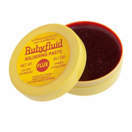 Forney Rubyfluid Paste Flux, 2 Ounce, Bulk 38125